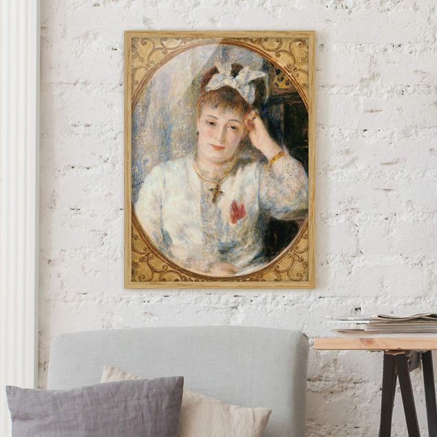 Framed poster - Auguste Renoir - Portrait of Marie Murer