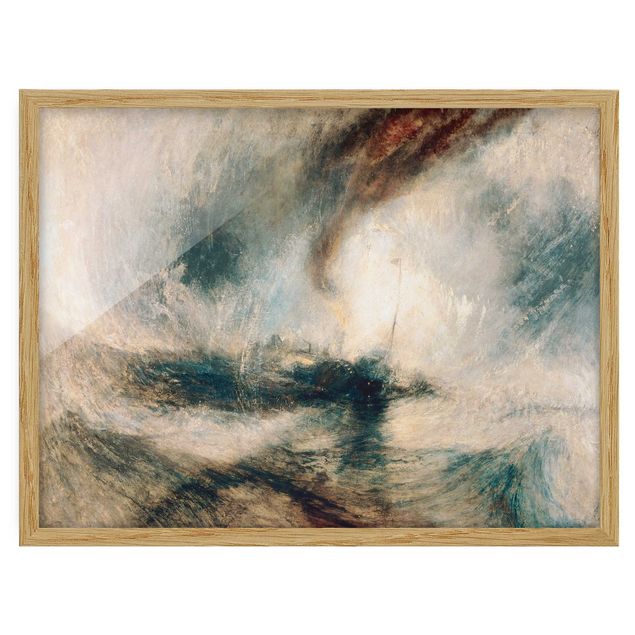 Framed poster - William Turner - Snow Storm - Steam-Boat Off A Harbour’S Mouth