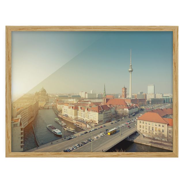 Framed poster - Berlin In The Morning