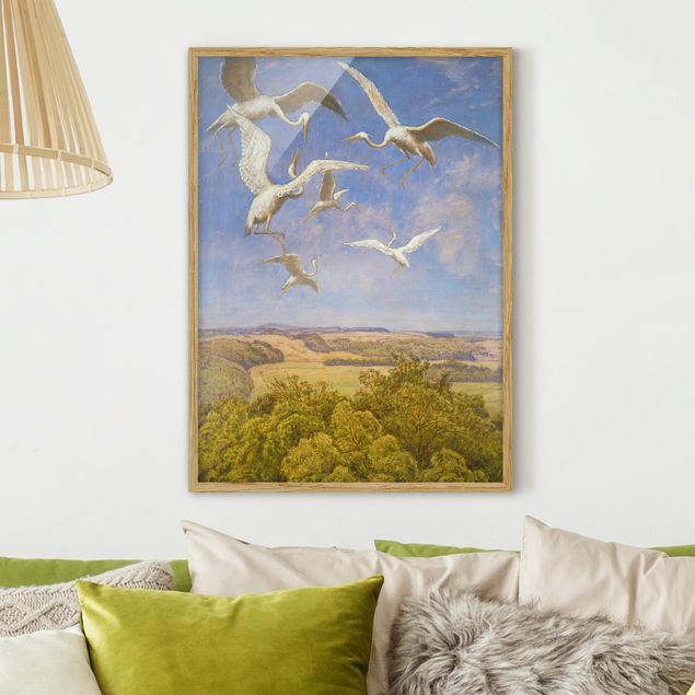 Framed poster - Hans Thoma - Bliss of Flying