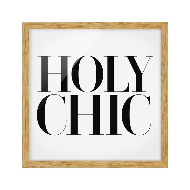 Framed poster - Holy Chic