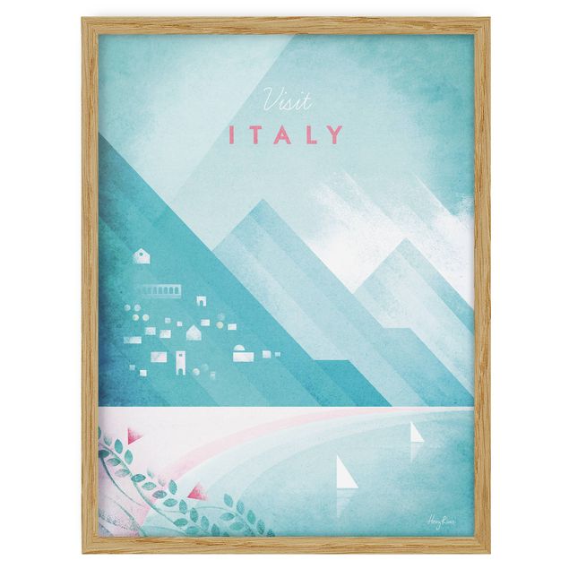 Framed poster - Travel Poster - Italy