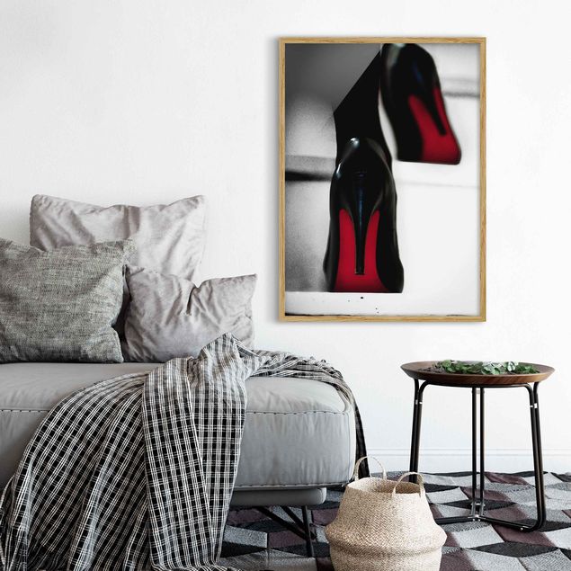 Framed poster - High Heels In Red
