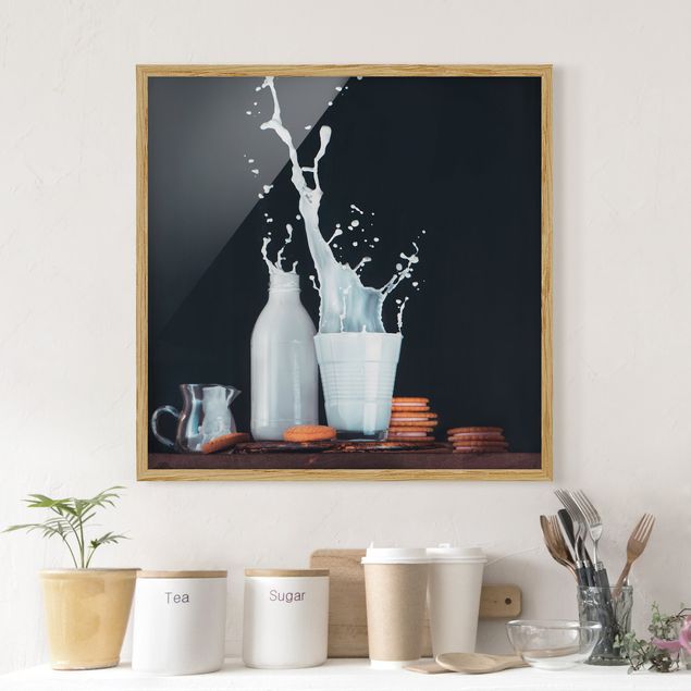 Framed poster - Milk Composition