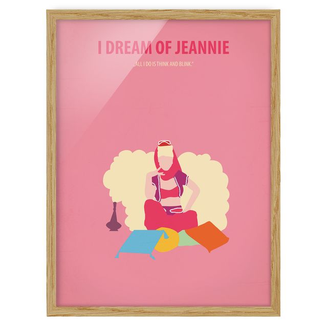Framed poster - Film Poster I Dream Of Jeannie