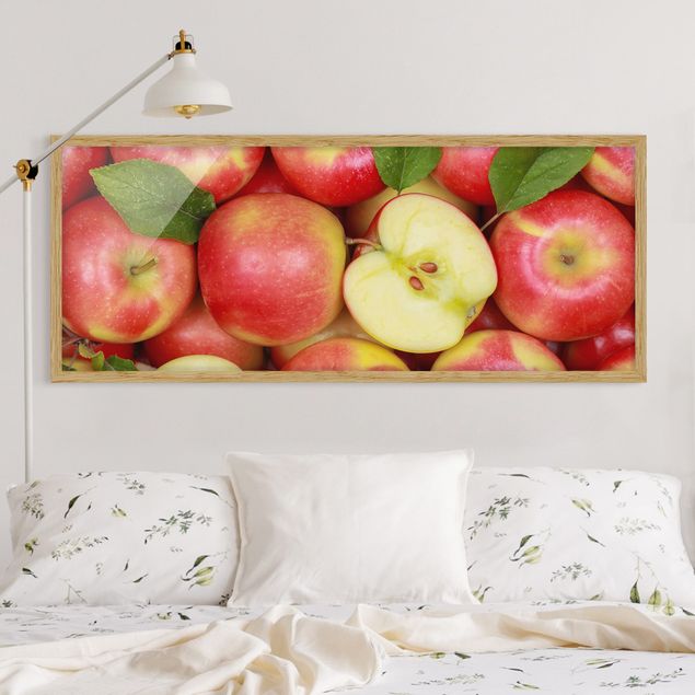 Framed poster - Juicy apples