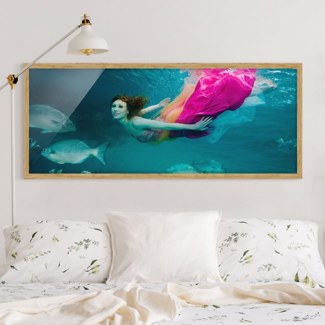 Framed poster - Underwater Beauty