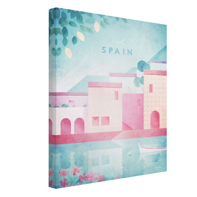 Print on canvas - Travel Poster - Spain