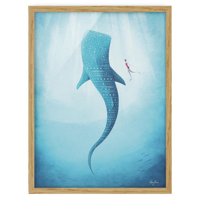 Framed poster - The Whale Shark