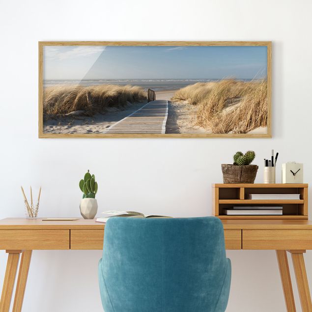 Framed poster - Baltic Sea Beach