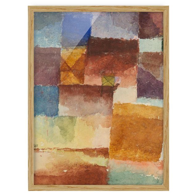 Framed poster - Paul Klee - In the Wasteland