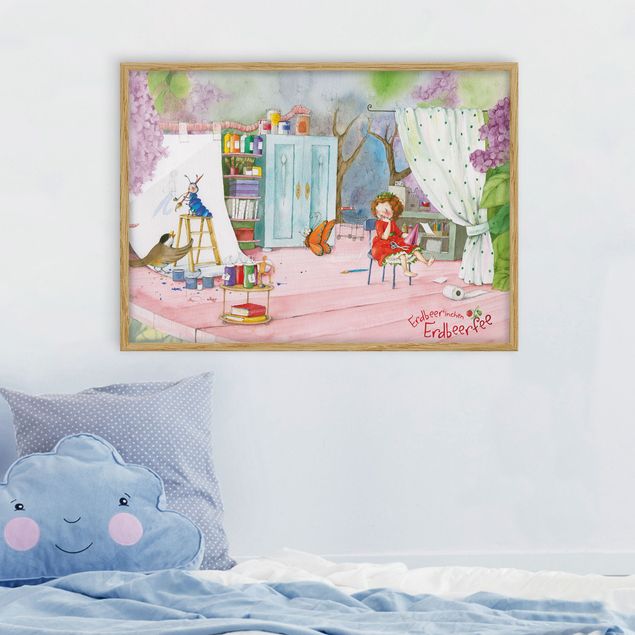 Framed poster - Little Strawberry Strawberry Fairy - Tinker