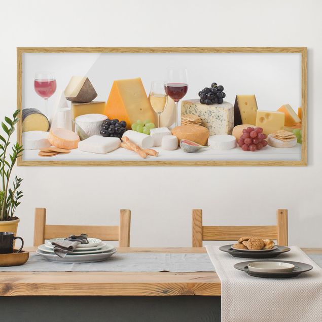 Framed poster - Cheese Varieties