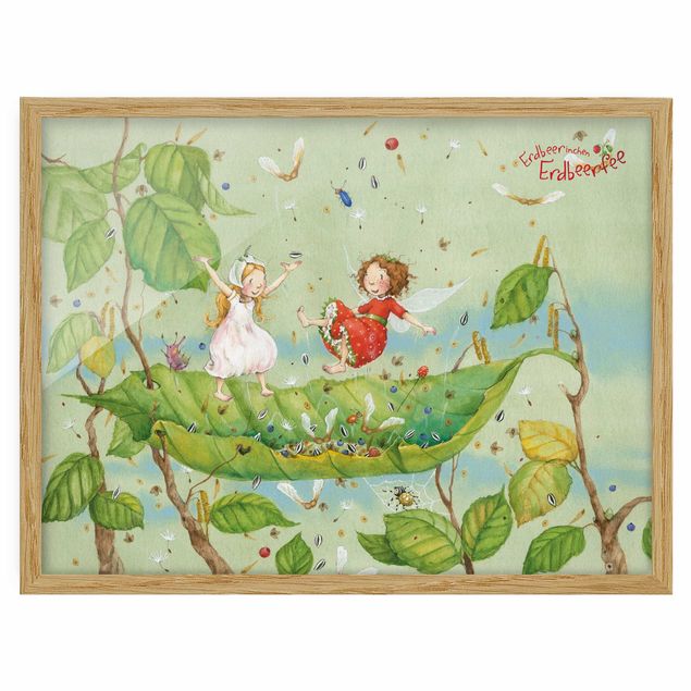Framed poster - Little Strawberry Strawberry Fairy - Trampoline