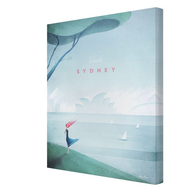 Print on canvas - Travel Poster - Sidney
