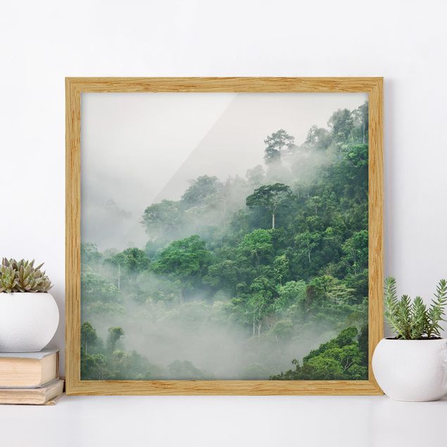 Framed poster - Jungle In The Fog