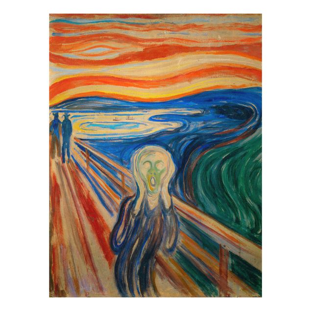 Glass print - Edvard Munch - The Scream