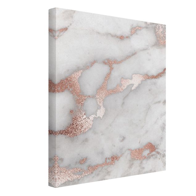 Print on canvas - Marble Look With Glitter