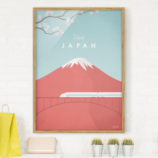 Framed poster - Travel Poster - Japan