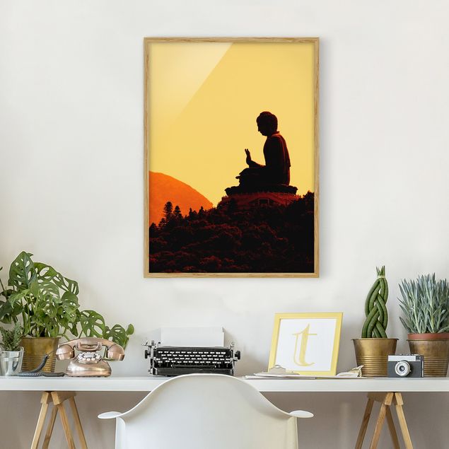 Framed poster - Resting Buddha