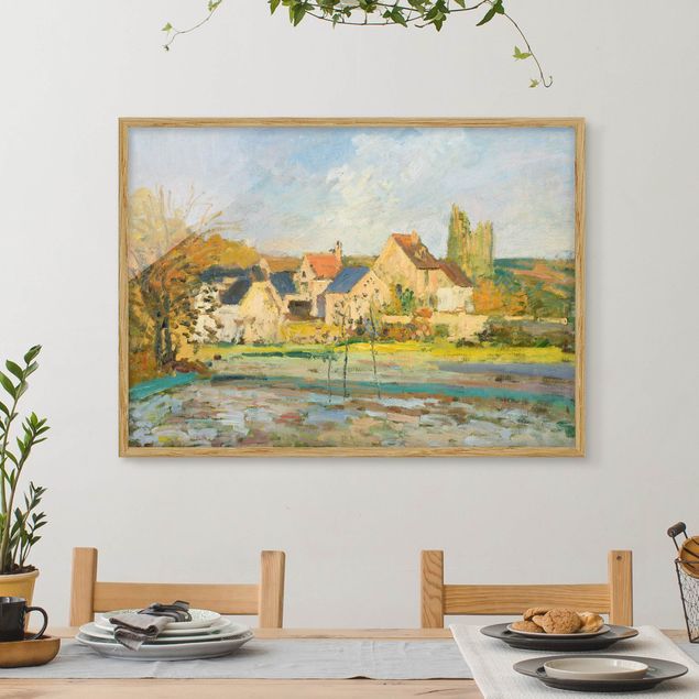 Framed poster - Camille Pissarro - Landscape Near Pontoise