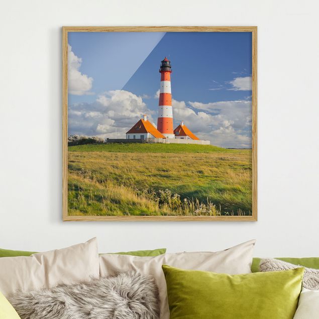 Framed poster - Lighthouse In Schleswig-Holstein