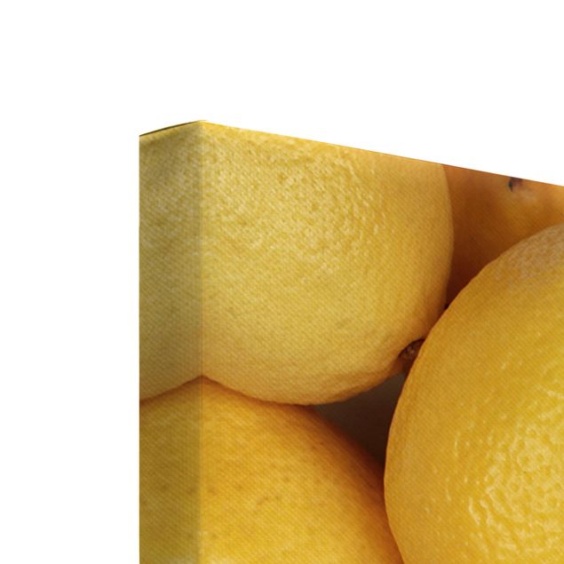 Print on canvas 3 parts - Juicy lemons