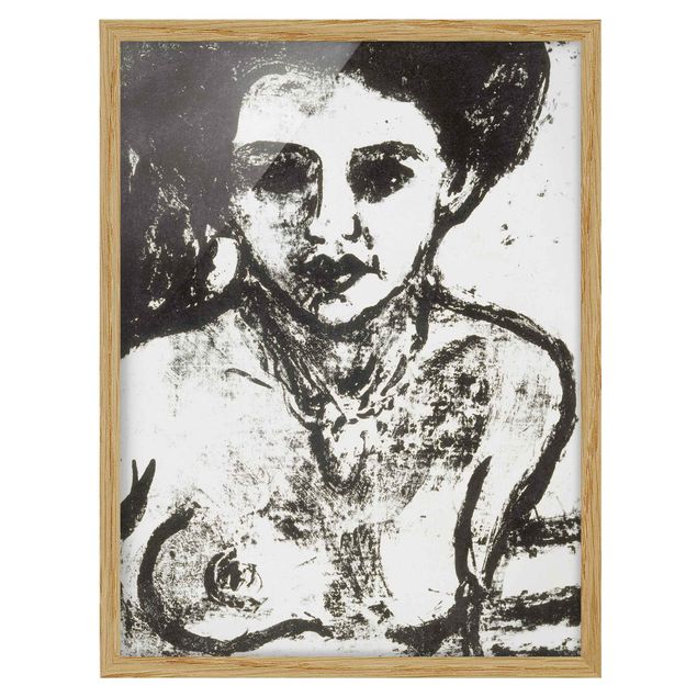 Framed poster - Ernst Ludwig Kirchner - Artist's Child