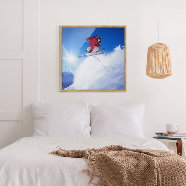 Framed poster - Ski Jumping