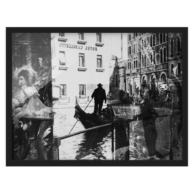Framed poster - Venice Reflections
