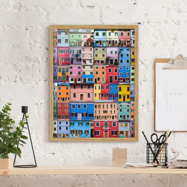 Framed poster - Venetian Homes