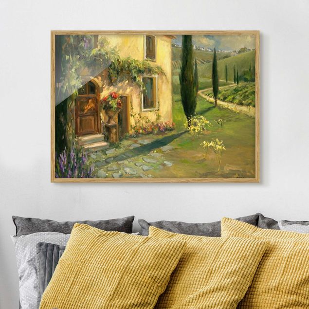 Framed poster - Italian Countryside - Cypress