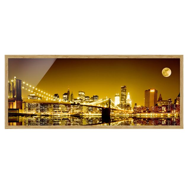 Framed poster - Golden New York