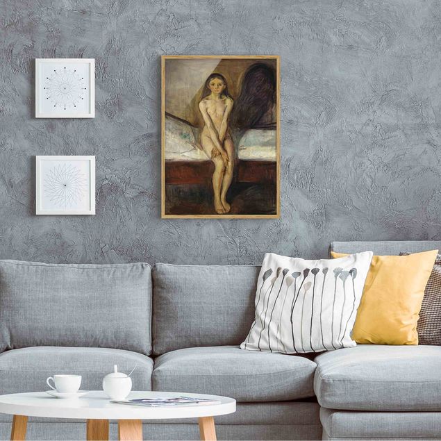 Framed poster - Edvard Munch - Puberty