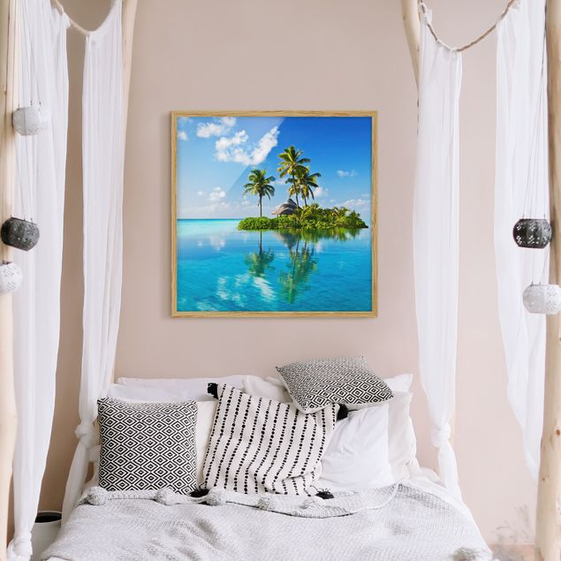Framed poster - Tropical Paradise