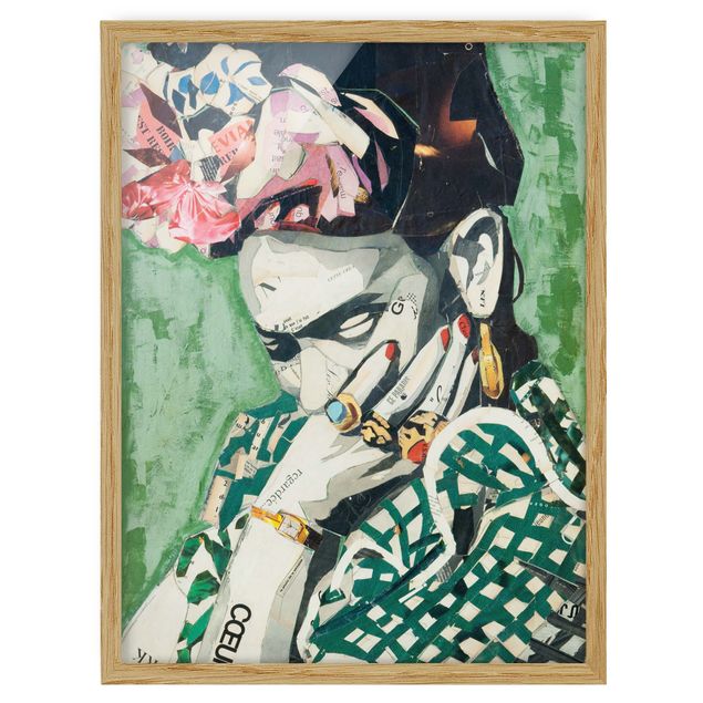 Framed poster - Frida Kahlo - Collage No.3