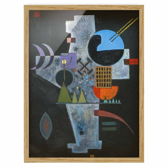 Framed poster - Wassily Kandinsky - Cross Shape