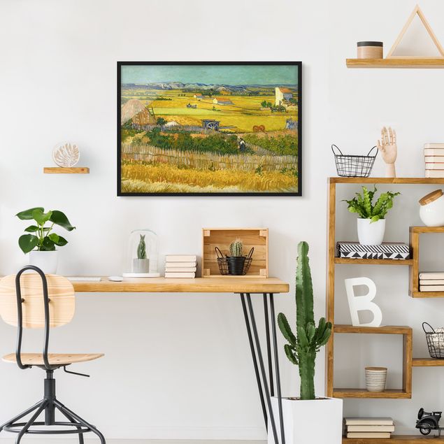 Framed poster - Vincent Van Gogh - The Harvest