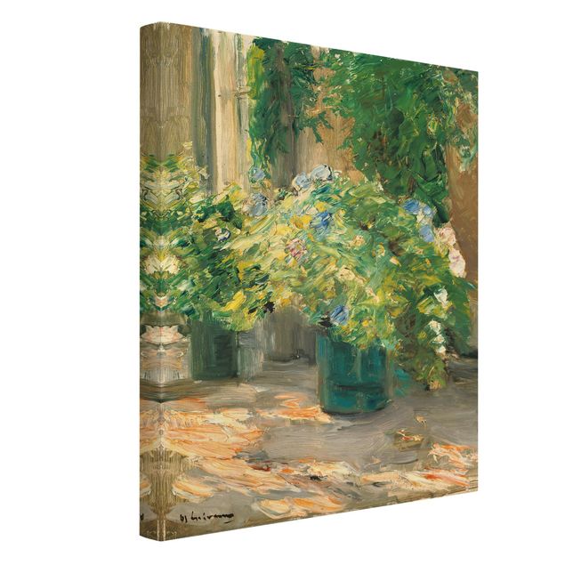 Canvas print - Max Liebermann - Flower Pots In Front Of The House