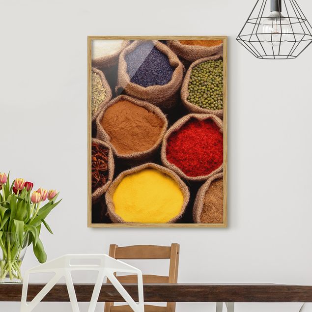 Framed poster - Colourful Spices