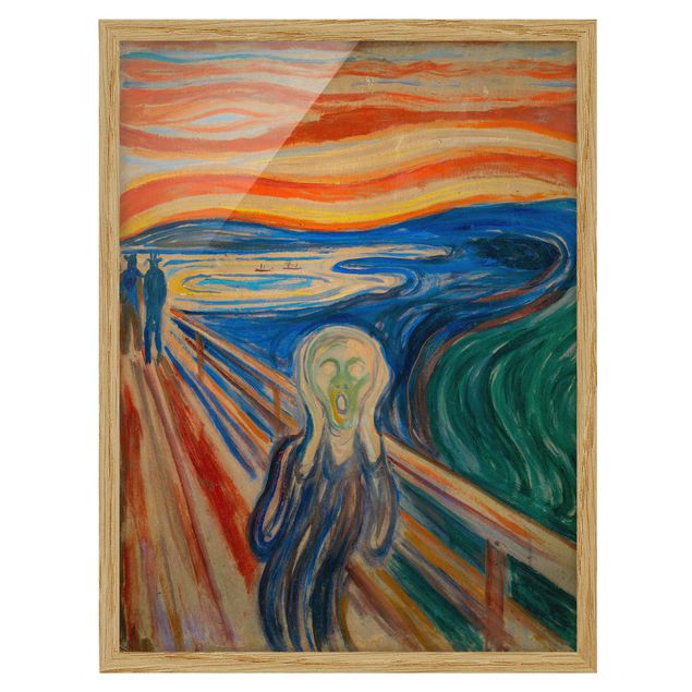 Framed poster - Edvard Munch - The Scream
