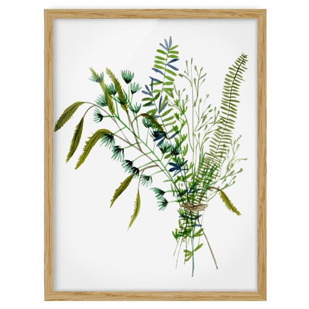 Framed poster - Meadow Grasses I