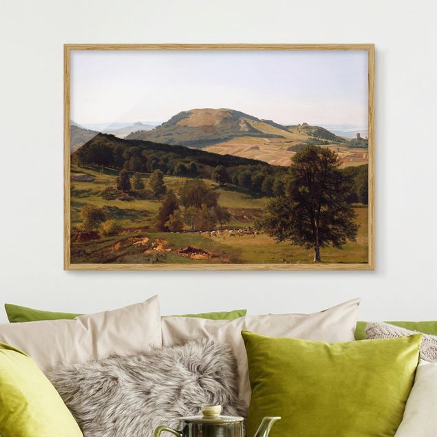 Framed poster - Albert Bierstadt - Hill and Dale
