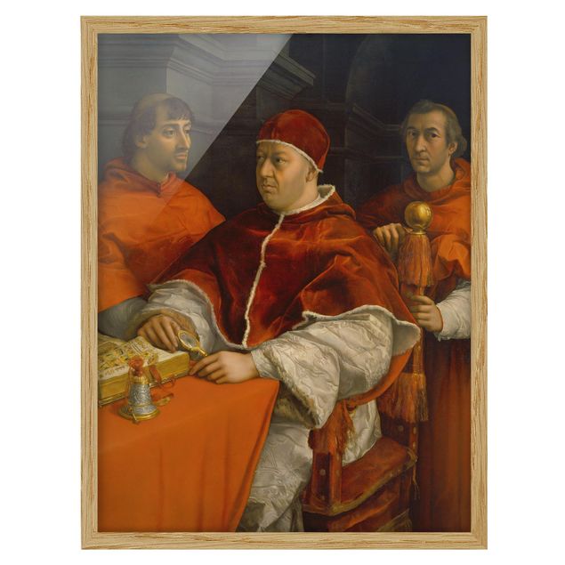 Framed poster - Raffael - Portrait of Pope Leo X
