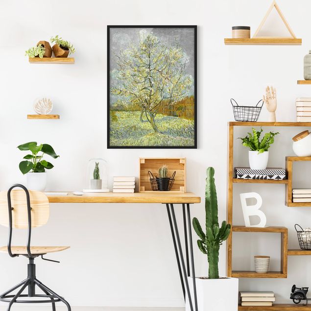 Framed poster - Vincent van Gogh - Flowering Peach Tree
