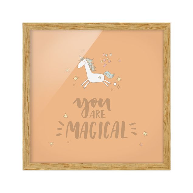 Framed poster - You Are Magical Unicorn
