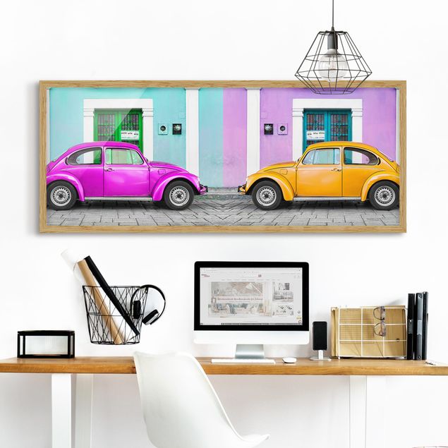 Framed poster - Dyed Beetles