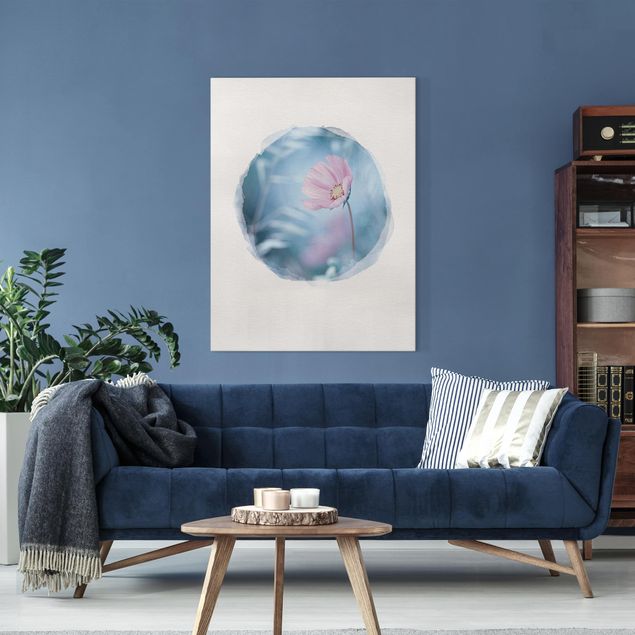 Canvas print - WaterColours - Bloom In Pastel