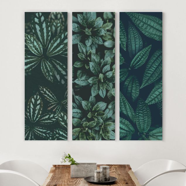 Print on canvas - Leaves Trio