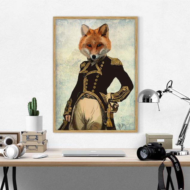 Framed poster - Animal Portrait - Fox Admiral